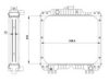 NRF 54099 Radiator, engine cooling